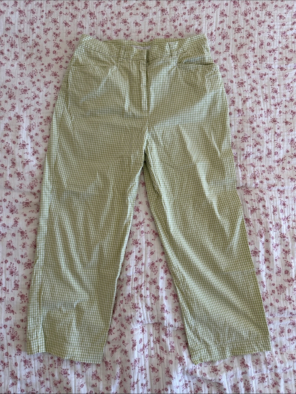 Vintage Gingham Capris